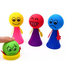 10Pcs Plastic Doll Funny Toys Random Multicolor Campus rewards Creative Gift Jump Bounce Elf Party B