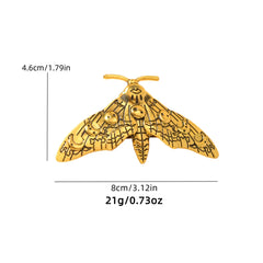 1pc Stylish alloy Vintage Moth bobby pins are ideal for everyday use alternate view