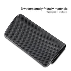 PVC Car Emblem Non-Slip Mat Dashboard Pad | Mitsubishi L200 ASX Pajero close-up view
