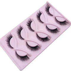 5 Pairs Cat Eye Lashes Long Lashes Cat Eye Look Wispy Lashes Eye End Elongated Strip alternate view