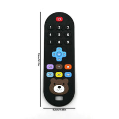 1/4pcs Children's teething remote control silicone material baby teething toys simulat close-up view