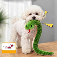 16.5 Inches Dog Toy Snake Interactive Toy Kitten Kick Toy Interactive Pet Toy for Indoor Cats Pet Su