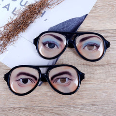 1pc Novelty Glasses Halloween Toy Photo Booth Props Party Funny Glasses Fake Novelty alternate view