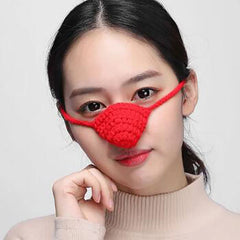 Nose Warmer Cover | Cold Weather Nasal Protector for Skiing and Outdoor Fun close-up view