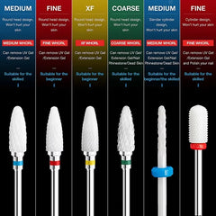 1pcs Ceramic Milling Cutter Nail Drill Bits Electric Manicure Drills Pedicure Mill Bi alternate view