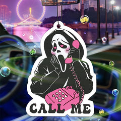 Call me on Halloween, car air freshener, perfume pendant, rearview mirror hanging decoration, interc