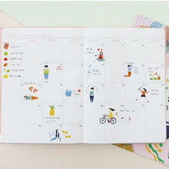 Korean Import Suatelier Daily Exercise DIY Scrapbooking Diary Stationery Stickers School Supplies Gift