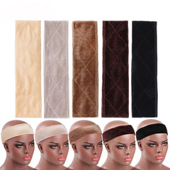 Non-slip Soft Velvet Women Wig Grips Headband Women Silicone Headband Velvet To Hold alternate view