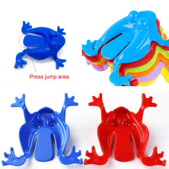 20pcs Jumping Plastic Frog Bounce Fidget Classic Toy kid Stress Relief Toy kid Birthda close-up view