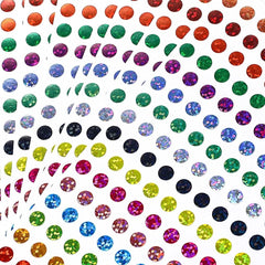 1760 Color Coded Labels Laser Shiny Dot Stickers | 1/4 Inch 16 Color Office Labels alternate view