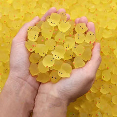10-30PCS Mini Fluorescence Chicken Moss Toy Microlandscape Miniature Chick Figurines Fairy Garden Ac