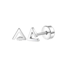 2pcs/lot 20G Star Heart Butterfly Stud Earring for Women Stainless Steel Crystal Earr alternate view