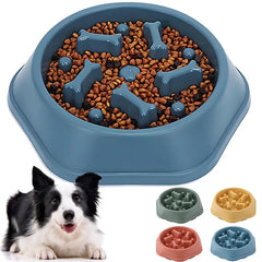 Slow Feeder Dog Bowl | Anti-Choking Puzzle Feeder for Small and Medium Dogs