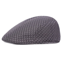 Summer Mesh Beret Hat | Unisex Newsboy Flat Cap for Casual Wear alternate view