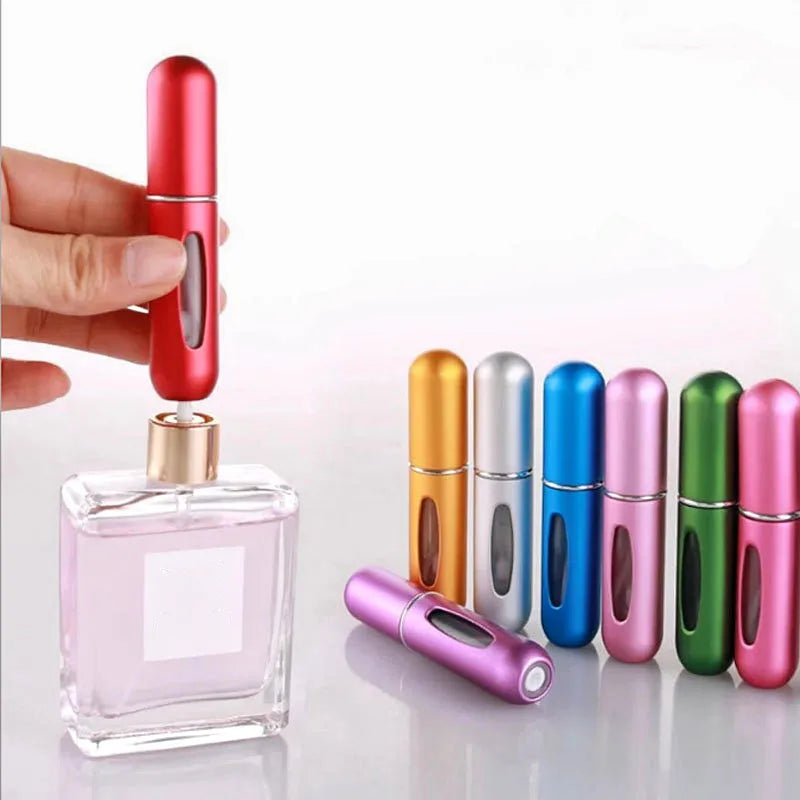 Portable Mini Refillable Spray Jar Scent Pump Empty Cosmetic Containers Atomizer | 5ml