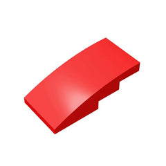 Slope, Curved 4 x 2 Building Block (Gobricks GDS-660) | Compatible with Lego 93606 Parts detail view