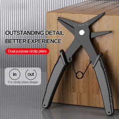 2 in 1 Snap Ring Pliers | Internal and External Retaining Ring Tool
