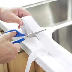 1pc Bathroom Waterproof Wall Stickers Sealing Tapes | PVC Adhesive Sealing Strips for Si detail view