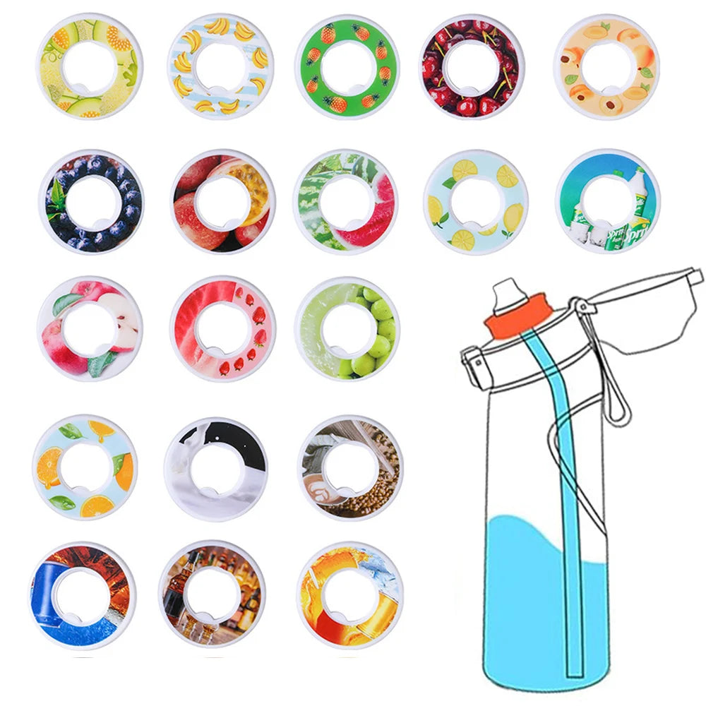 1pcs Flavor Rings For Sports Water Bottle Tritan Cup Flavor Pods Fit Health Drink More Water for Fit