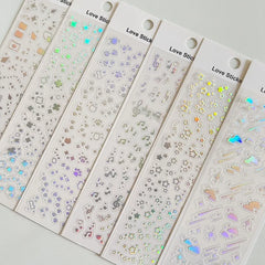 1PCS New Cute Deco Stickers Photocard Decor Kawaii Decorative Scrapbooking Decorative St detail view