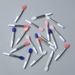 10pcs Silicone Lip Brush Set | Portable Lip Mask Applicator and Makeup Tool close-up view