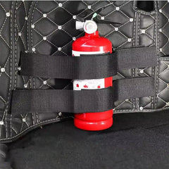 Black Nylon Car Trunk Organizer with Elastic Fixing Belts