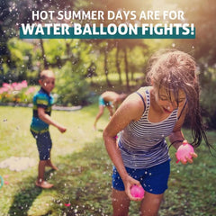 Automatic Fill Water Balloons 111Pcs | Rapid Self-Sealing Water Bombs for Outdoor Summ close-up view