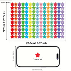 Happy Face Stars Reward Sticker Pack | 450-3000 Sheets for DIY Decor alternate view