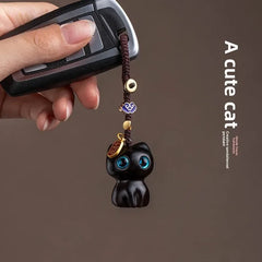Sandalwood Scented Cat Keychain | Cute Phone Chain and Bag Pendant alternate view