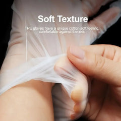 TPE Gloves Kitchen Bathroom Restaurant Camping Travel Waterproof Oil-Proof Household Cle detail view