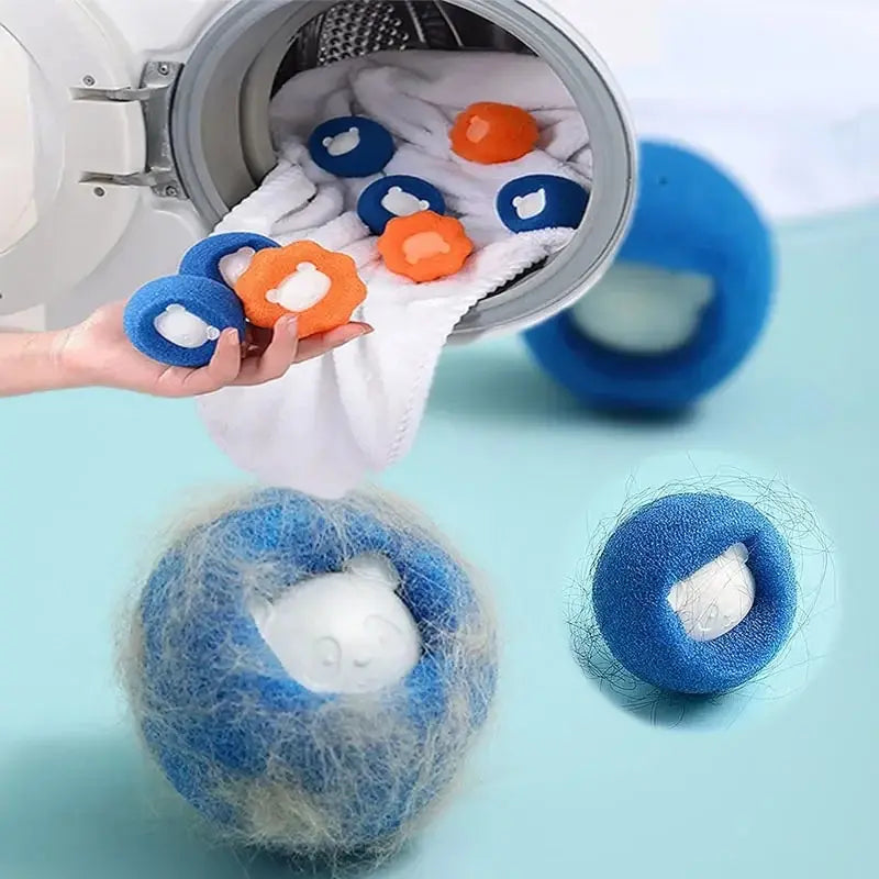 1-5pcs Pet Hair Remover Reusable Ball Laundry Washing Machine Filter Wool Sticker Cat Hair Remover P