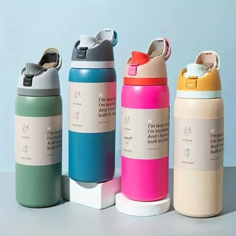 Vacuum Flasks & Thermoses Water Bottle Drinkware Thermo Tumbler Stainless Steel Thermal Mug Original