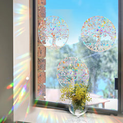 Rainbow Reflective Sticker | PVC Waterproof Window Decal detail view