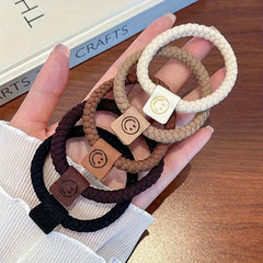 Korean Strong Women Hair Scrunchies Girls Elastic Hair Rubber Bands Ponytail Hair Holder detail view