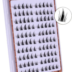 DIY Self-Adhesive Cluster Lashes 10 Rows | Glue-Free Manga Sectioned Eyelashes alternate view