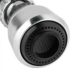 Kitchen Stainless Steel Faucet Sprinkler Water-saving Device Lengthening Rotating Spla close-up view
