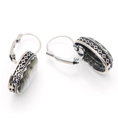 VILLWICE New Colorful Shell Various Shapes Owl Women Hollow Zinc Alloy Antique Silver alternate view