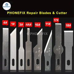 10pcs Precision Scalpel Knife Blades Set | Non-Slip Metal Engraving Craft Knives for Phone PCB DIY R