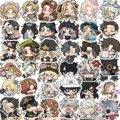 Identity V Stickers | 50 Waterproof Game Character Decals for Home Decor
