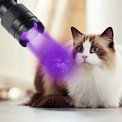 UV LED Flashlight Portable Blacklight | 365/395nm Dual Wavelength Pet Urine Detector alternate view