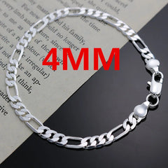 Men Women Bracelet Necklace Jewelry Set Lady Christma Gifts Charms Wedding alternate view