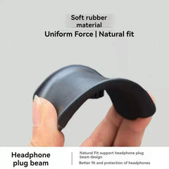 Universal Headphone Stand Plastic Headset Holder Black/White Supporting Flexible Headrest Fashion Headphone Hanger Mobile Phone