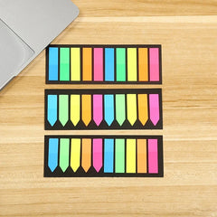 200 Sheets Fluorescent Self Adhesive Sticky Notes | Colorful Memo Pads for Study and alternate view