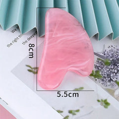 Resin Gua Sha Stone | Face Roller and Gouache Scraper Tool alternate view