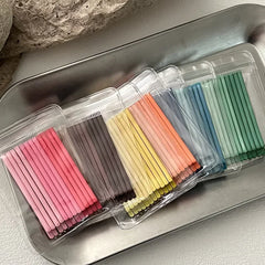 12/20pcs Solid Color Metal Hair Side Clips Curly Wavy Grips Bobby Pins Women Girls Bangs Hairpins Ba