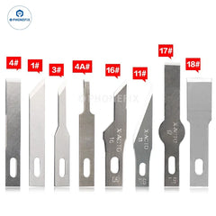 10pcs Precision Scalpel Knife Blades Set | Non-Slip Metal Engraving Craft Knives for alternate view