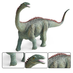 Oenux Jurassic Dinosaurs Action Figures Set | 5 Realistic PVC Models Collection Toy close-up view