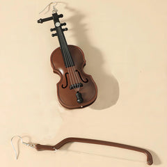 Violin Drop Earrings | Creative Music Jewelry for Women