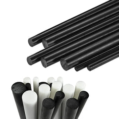 1/5 Pcs Acetal Polymer Rod Plastic Rod Black/White Length 100-300MM Diameter 5-15mm Suit detail view
