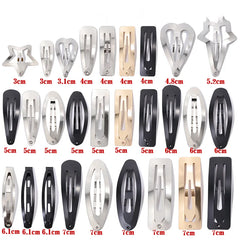 10/20/30PCS Women Basic Alloy Hairpin Silver Gold Waterdrop Shape Hair Clips Girls DI alternate view